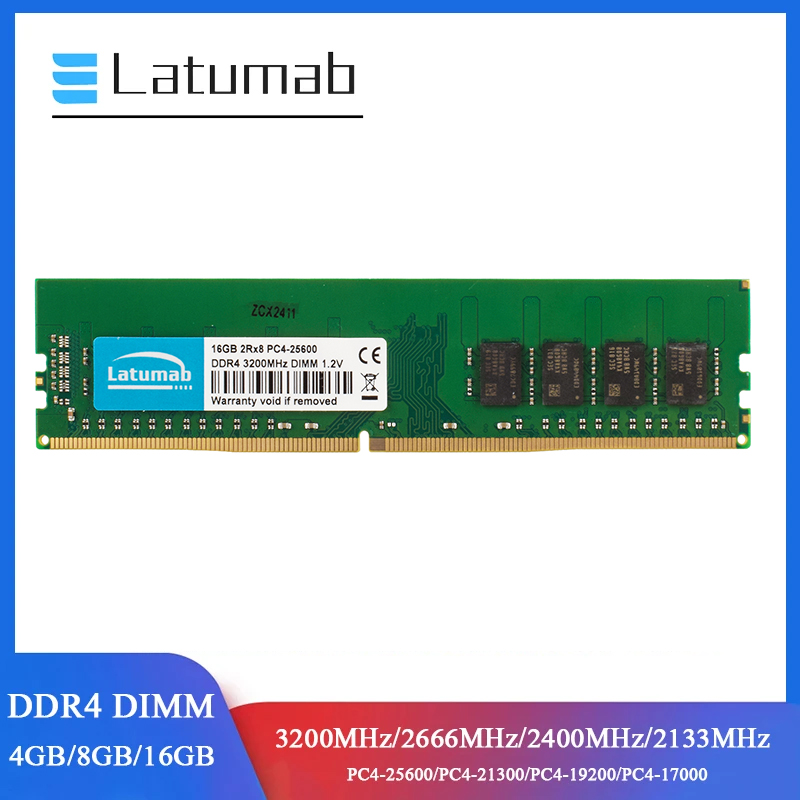 Latumab RAM DDR4 Desktop Memor - đánh giá và giá Ddr4 2400Mhz