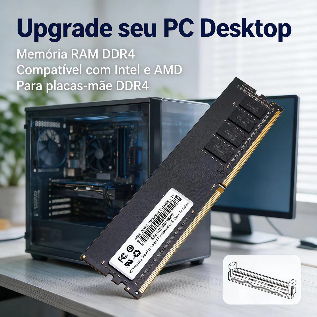 DDR4 RAM 4GB 8GB 2400MHz Deskt - đánh giá và giá Ddr4 2400Mhz
